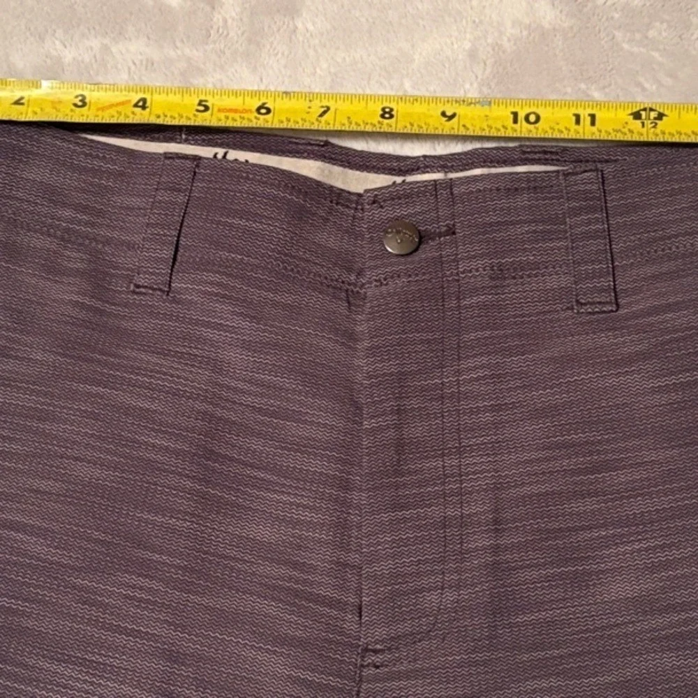 NWT‎ Callaway Men's Gray Patterned Flat Front Shorts